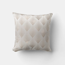 Cojín Decorativo Flechas de geometría de marfil triángulos grises A