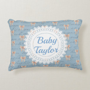 Cojín Decorativo Flechas de tela de la letra antigua personalizadas