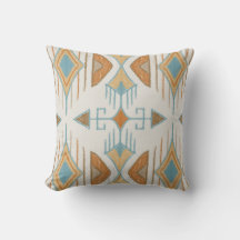 Flechas tribales aztecas, turquesa, óxido, crema