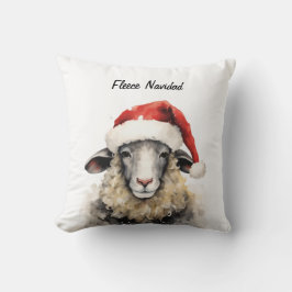 Cojín decorativo Fleece Navidad Holiday Sheep