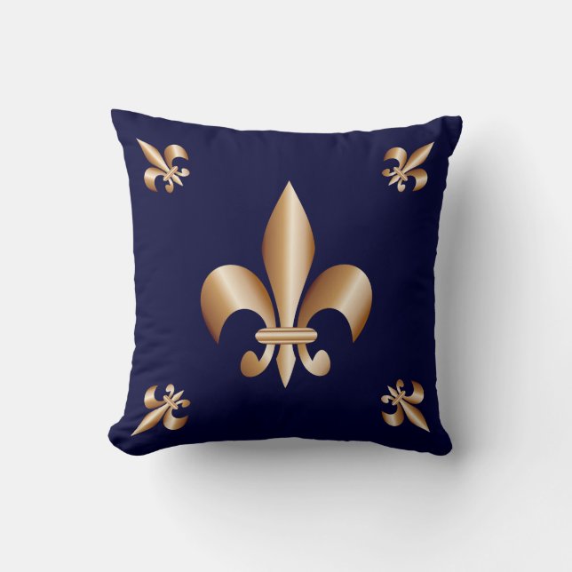 Cojín Decorativo Fleur de lis (Anverso)