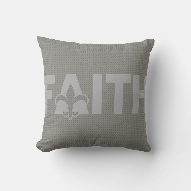 Cojín Decorativo Fleur de lis Faith (Anverso)