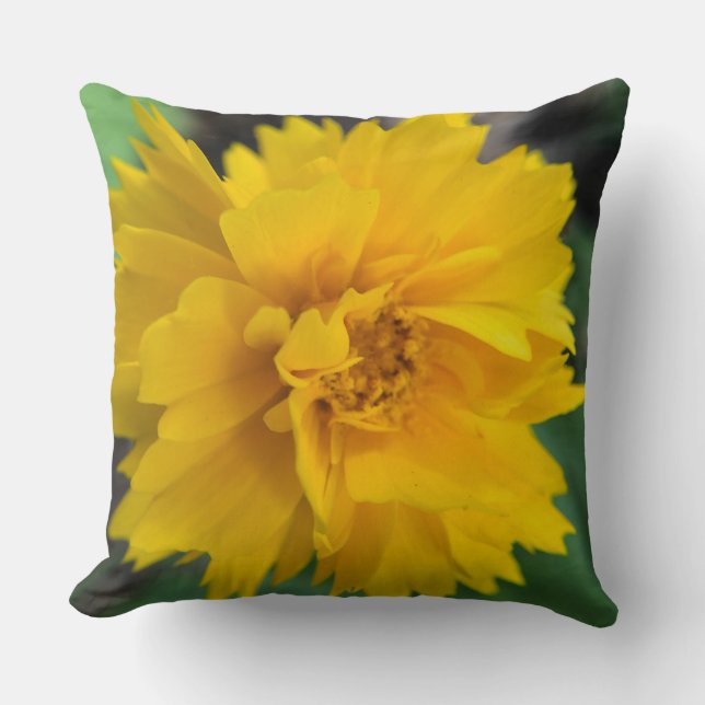 Cojín Decorativo Fleur jaune (Anverso)