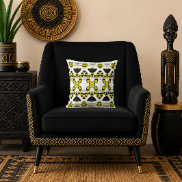 Cojín Decorativo Fleur Royale Dorada
