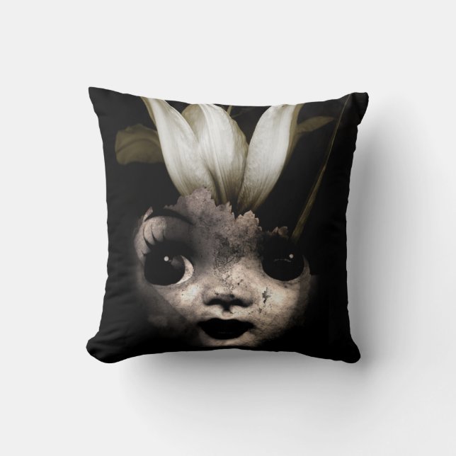 Cojín Decorativo Flor 2013 de la muñeca (Anverso)