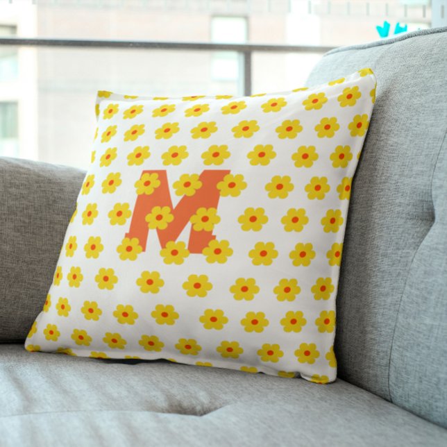Cojín Decorativo Flor Amarilla daña audaz y alegre floral (Subido por el creador)