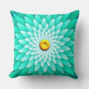 Cojín Decorativo Flor azul Mandala-68566