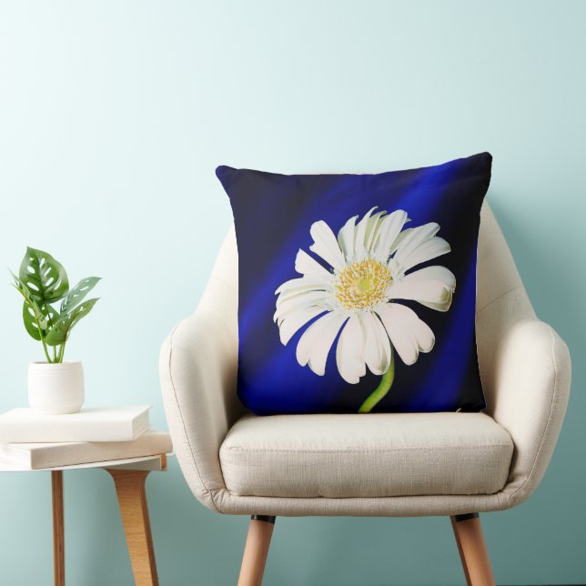 Cojín Decorativo Flor blanca (Silla)