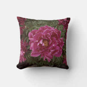 Cojín Decorativo Flor color rosa Peony Photo Throw Cushion 41 cm x