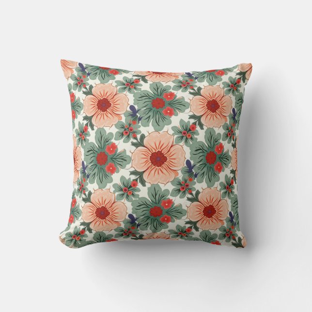 Cojín Decorativo Flor coreana (Anverso)