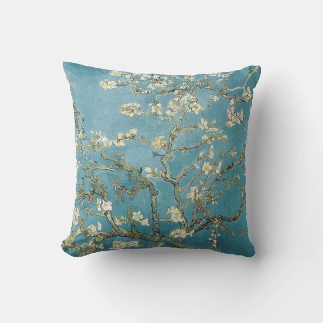 Cojín Decorativo Flor de Almendro  (Anverso)