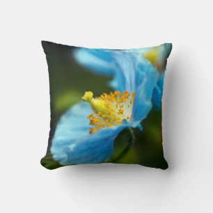 Cojín Decorativo Flor de amapola azul Cushia