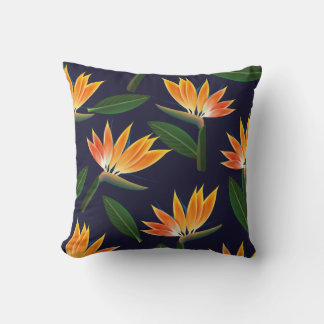 Cojín Decorativo Flor de ave del paraíso