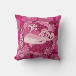 Cojín Decorativo Flor de ballena de vida