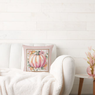 Cojín Decorativo Flor de calabaza de otoño