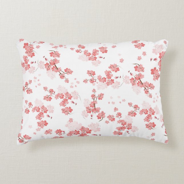 Cojín Decorativo Flor de cerezo 2 (Anverso)