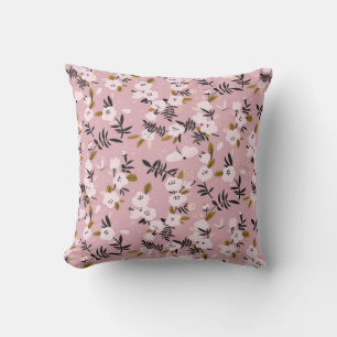 Cojín Decorativo Flor de cerezo de primavera tensa en rosa