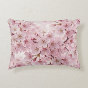 Cojín Decorativo 🌸 Flor de Cerezo Rosa Suave Elegancia de Primaver
