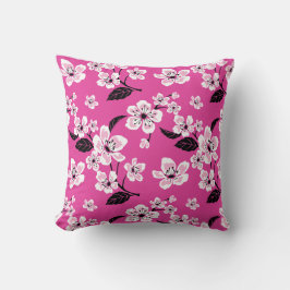 COJÍN DECORATIVO FLOR DE CEREZO - SAKURA (ROSA)