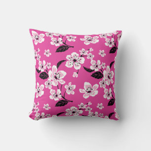 COJÍN DECORATIVO FLOR DE CEREZO - SAKURA (ROSA)
