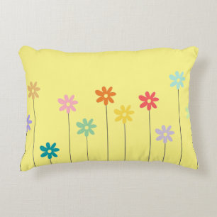 Cojín Decorativo Flor de color vintage