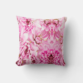Cojín Decorativo Flor de Crisantemo Rosa   
