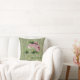 Cojín Decorativo Flor de geranio blanco rosado personalizada (Couch)