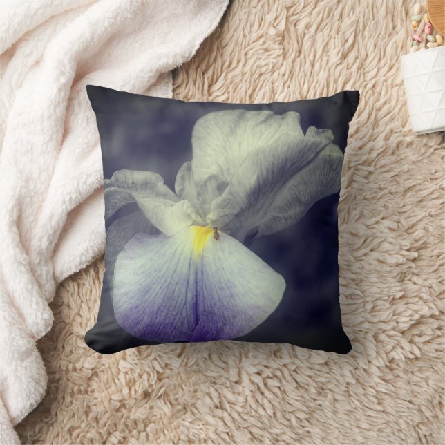 Cojín Decorativo Flor de Iris Japonesa (Manta)