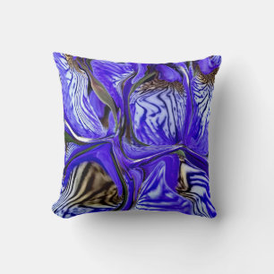 Cojín Decorativo Flor de iris púrpura