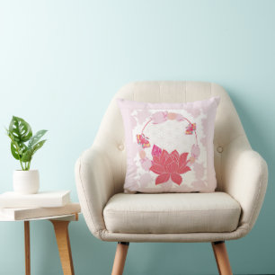 Cojín Decorativo Flor de la Vida con Loto