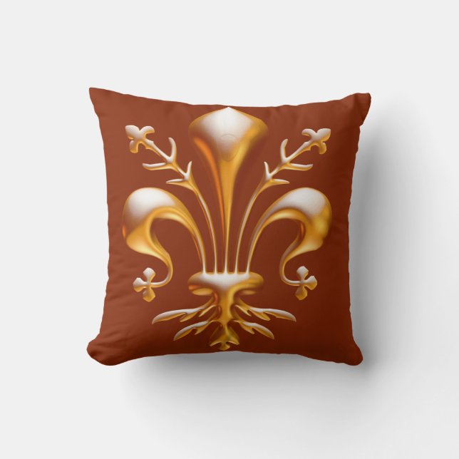 Cojín Decorativo Flor de Lis (de Lys) (Anverso)