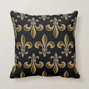 Cojín Decorativo Flor de lis Wallpapered