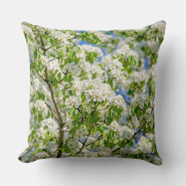 Cojín Decorativo Flor de manzana de cangrejo