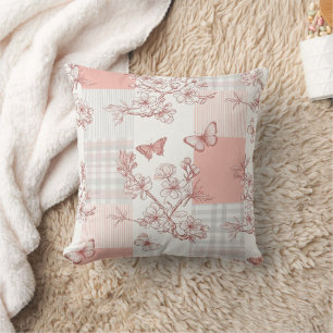 Cojín Decorativo Flor de Mariposa Elegante (9)