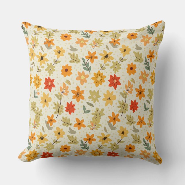 Cojín Decorativo Flor de primavera (Anverso)
