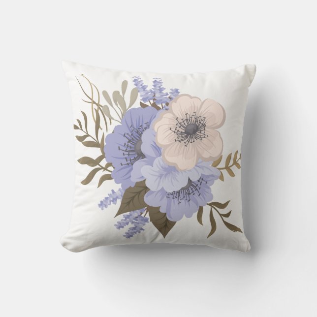 Cojín Decorativo Flor de primavera (Anverso)