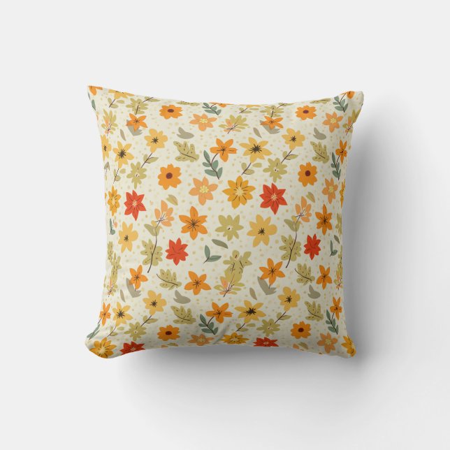 Cojín Decorativo Flor de primavera (Anverso)