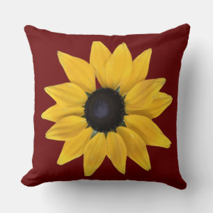 Cojín Decorativo Flor de sol irradia paz, alegría, amor