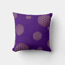Flor de vida - Geometría sagrada | Púrpura de oro