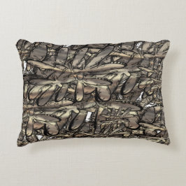 Cojín Decorativo Flor dorada