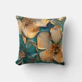 Cojín Decorativo Flor dorada