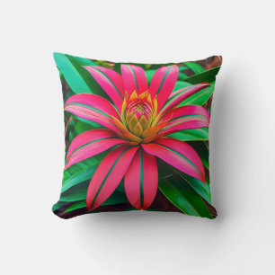 Cojín Decorativo Flor exótica rosa radiante