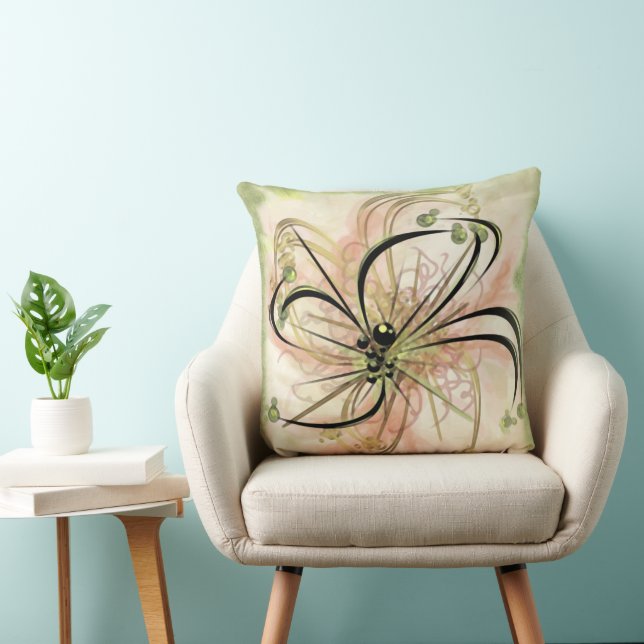 Cojín Decorativo Flor fantasiosa (Silla)