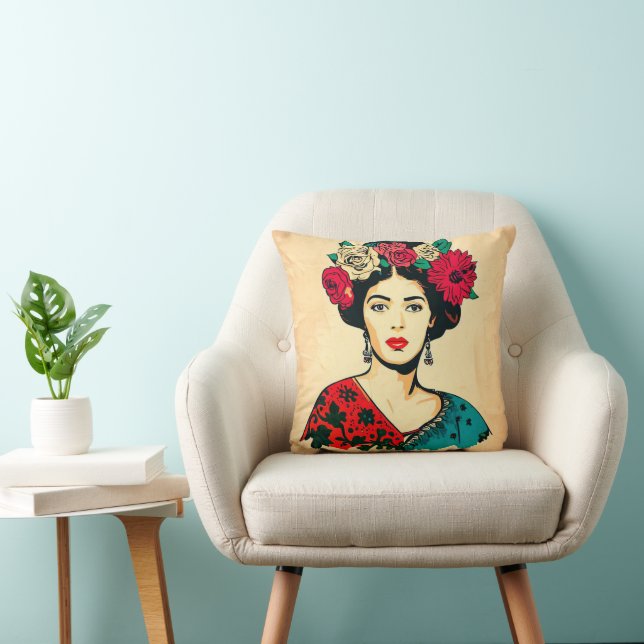 Cojín Decorativo Flor femenina (Silla)