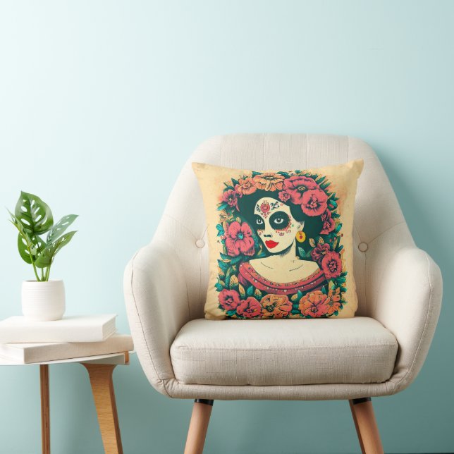 Cojín Decorativo Flor femenina (Silla)
