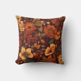 Cojín Decorativo Flor floral Belleza Interior temporada marrón otoñ