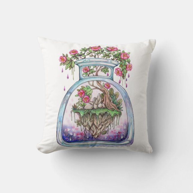 Cojín Decorativo Flor flotante (Anverso)