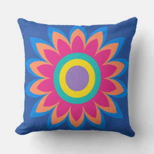 Cojín Decorativo flor funky