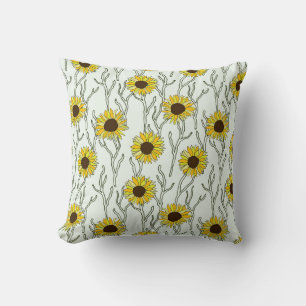 Cojín Decorativo flor girasol cabeza