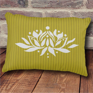 Cojín Decorativo Flor Lotus de floración de personalizable